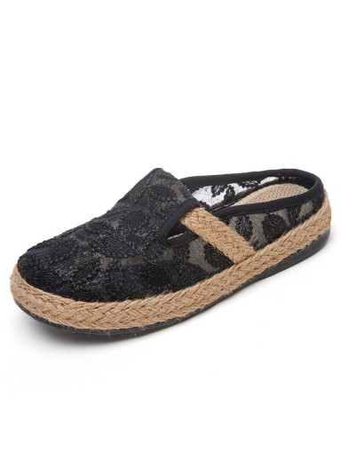 Breathable Linen Slippers, S..