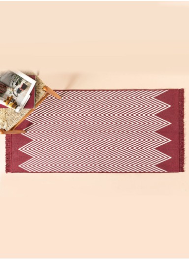 31.5x59.06" Leafy Cotton Rug..
