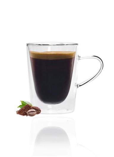 280ml Double Wall Glass Coff..