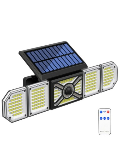 5-Head Solar Powered 244 LED..