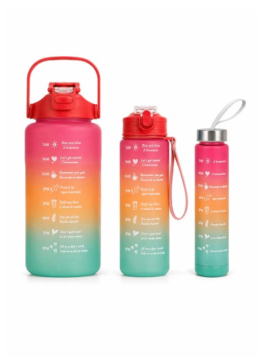 3Pcs Sports Water Bottles Se..