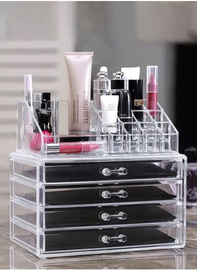 Makeup Organizer with 7 Comp..