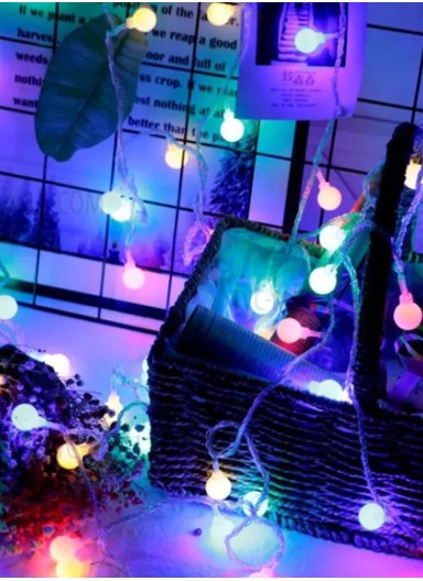 20-LED Globe String Lights B..