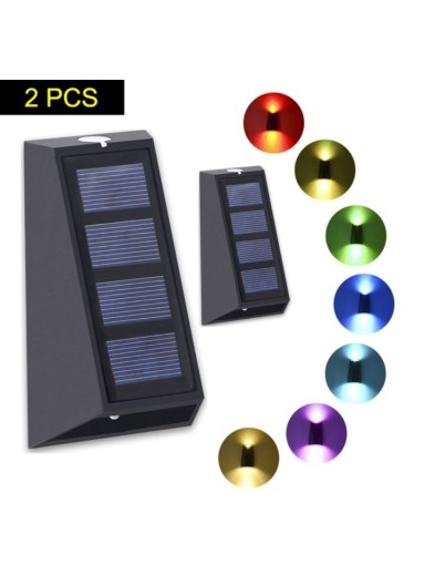 600mAh 2Pcs Waterproof Solar..