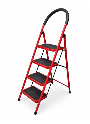 4 Steps Folding Steel Ladder..