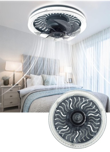 12" Flush Mount Ceiling Fan ..