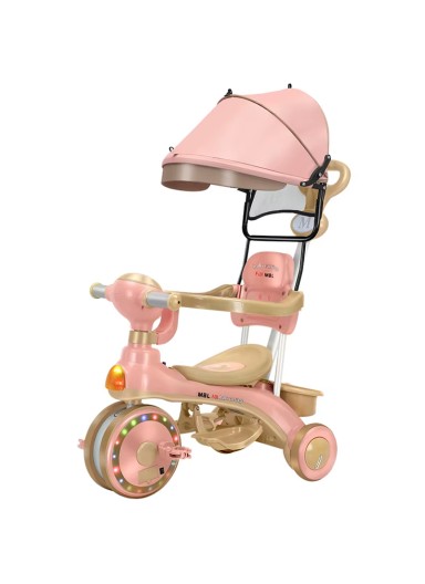 4-in-1 Kids Tricycle with Ad..