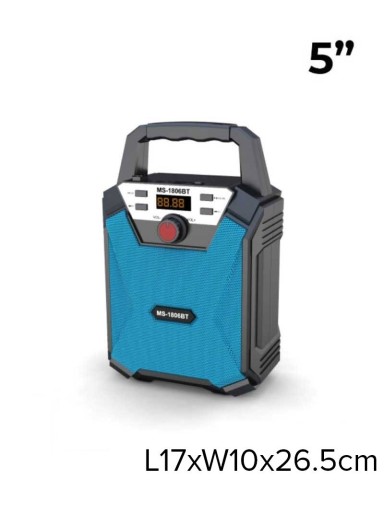 5'' 15W 1100mAh Rechargeable..