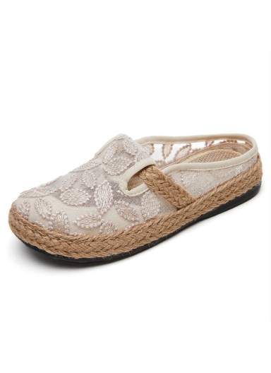 Breathable Linen Slippers, S..