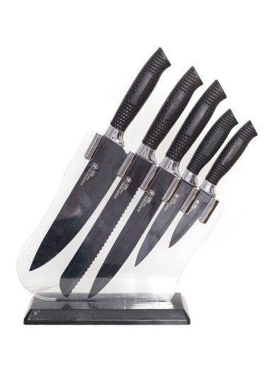 5 Pcs Kitchen Knife Set With..