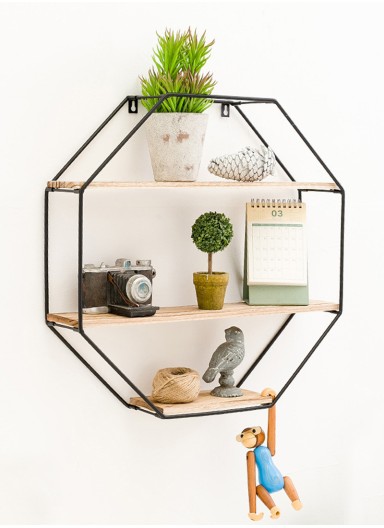 3-Layer Octagonal Metal Wall..