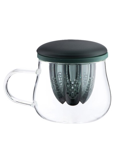 400ml Glass Tea Coffee Mug W..