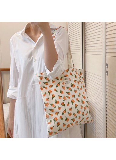 Large Capacity Floral Patter..