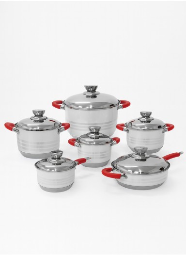 12Pcs Stainless Steel Cookwa..