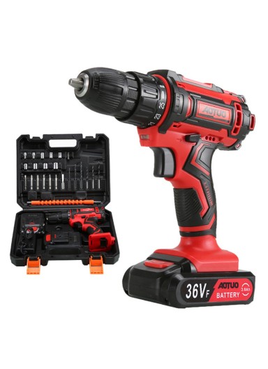 36V Cordless Drill 2 Speed E..