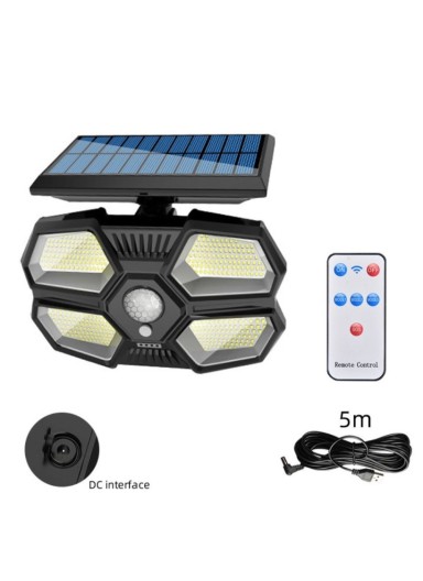 3.7V 180-LED Outdoor Solar M..