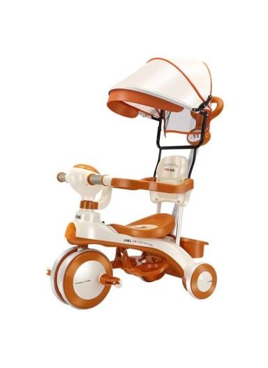 4-in-1 Kids Tricycle with Ad..