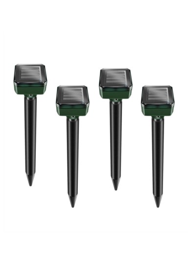4Pcs Solar Powered Gopher Re..
