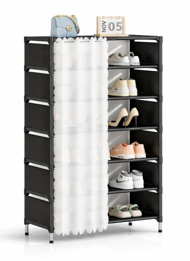 7-Layer Extra-Wide Shoe Rack..