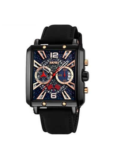 Stylish Men Leather Strap Sq..