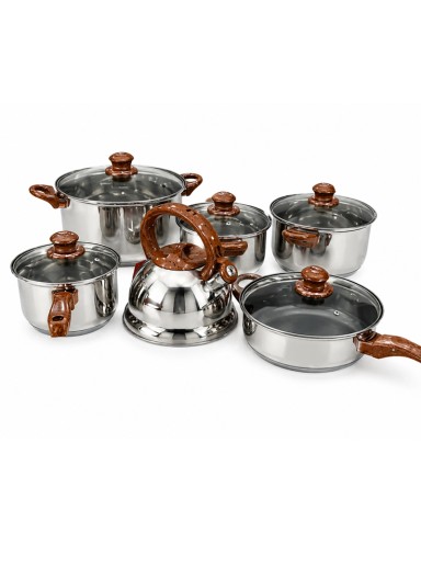 11-Piece Non-Stick Granite-C..