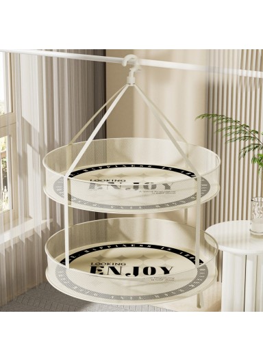 Dual-Layer Round Hanging Dry..