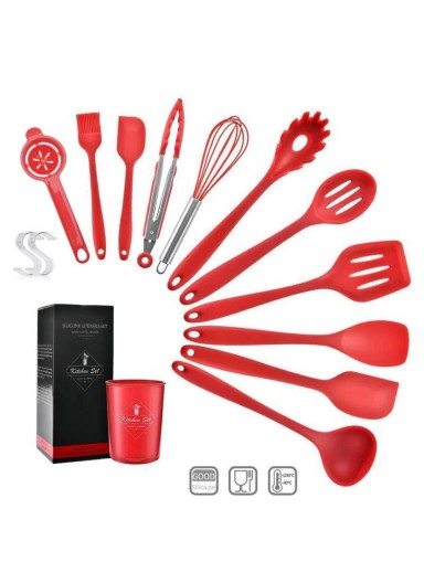 11Pcs Silicone Utensil Set H..