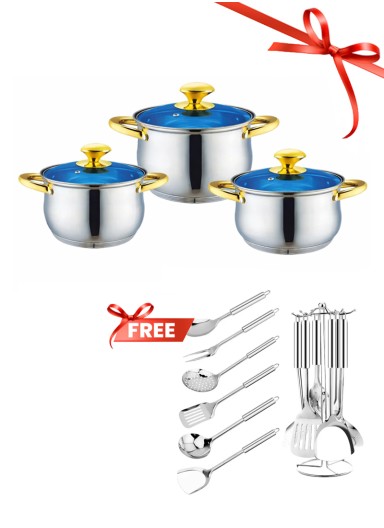 6PCS Stainless Steel Cassero..