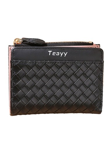 Billfold Woven Texture PU Le..