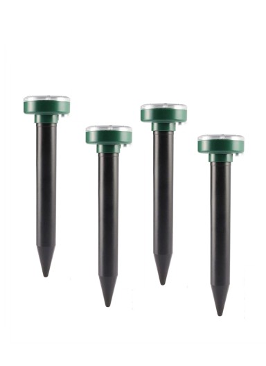 4Pcs Solar Powered Gopher Re..